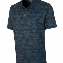 Sunice Martin Camo Print Short Sleeve Polo