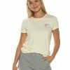 Women's Lifestyle Apparel TEAMLTD Banana Cream Leisure Tee 1 Women's Lifestyle Apparel TEAMLTD Banana Cream Leisure Tee