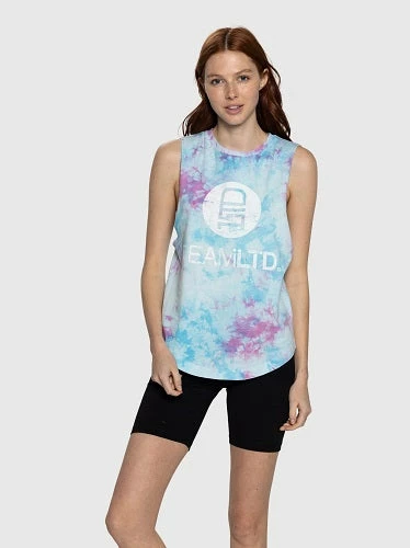 Women's Lifestyle Apparel TeamLTD Berrie Tie Dye Logo Tank 3 Women's Lifestyle Apparel TeamLTD Berrie Tie Dye Logo Tank