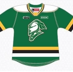 CCM LONDON KNIGHTS RELICA JERSEY JR. (HOME)