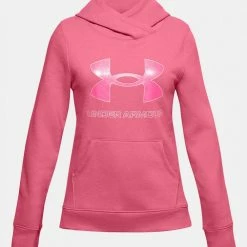 Under Armour Rival Logo Hoodie Youth Lifestyle Apparel