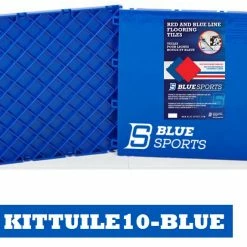 BLUE SPORT TRAINING TILES 10 PER SET BLUE LINE