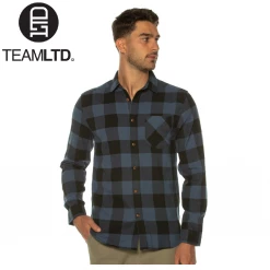 TeamLTD Blue Campfire Flannel