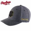 Baseball Apparel Rawlings Black Clover Fitted - Grey 1 Baseball Apparel Rawlings Black Clover Fitted - Grey