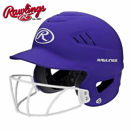 Batting Helmets Rawlings Coolflo Highlighter W/Mask 4 Batting Helmets Rawlings Coolflo Highlighter W/Mask