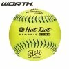 Worth 12" Hot Dot (Dozen) SPO Baseballs