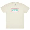 Yeti Logo Badge T-Shirt - Cream