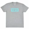 Yeti Logo Badge T-Shirt - Grey YETI Apparel