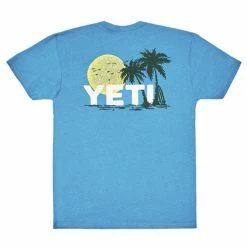 YETI Apparel Yeti Surf Sunset T-Shirt - Teal